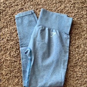Sz M Gymshark light blue leggings!!!!! NWOT